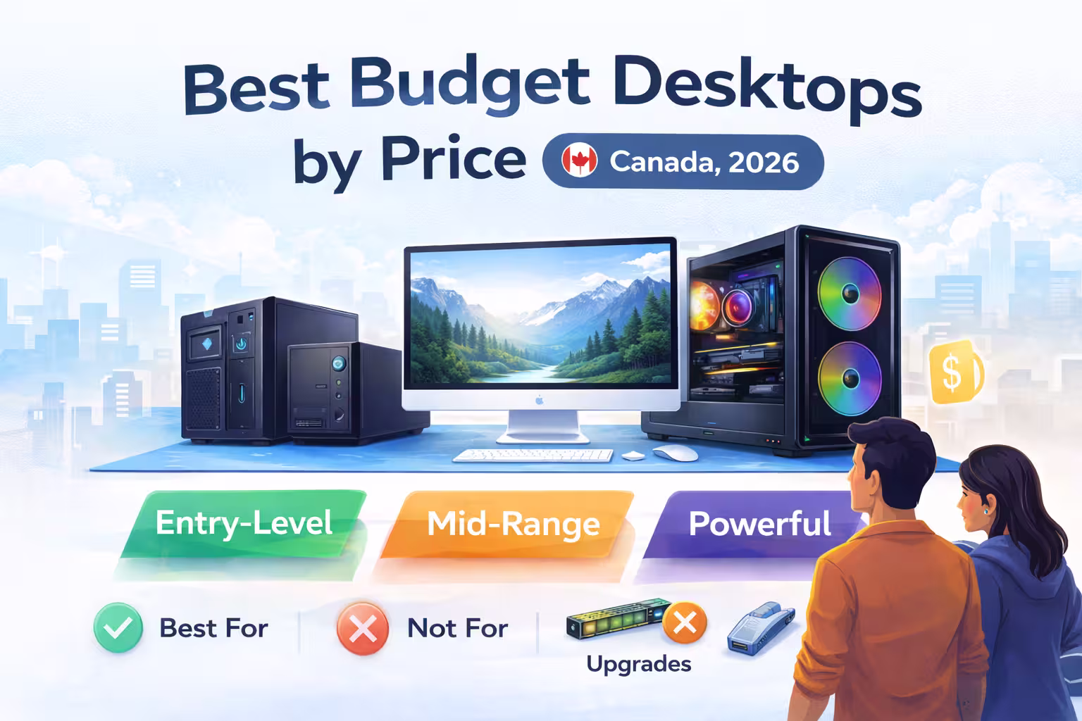 Dell Tower Desktop with ambient light